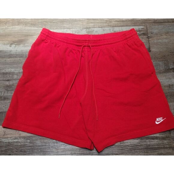 Men’s Nike Large Sweat Shorts Red Size L - Picture 2 of 7